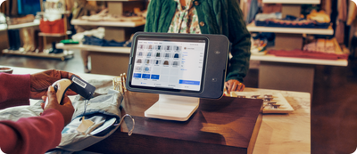 Square Stand in retail