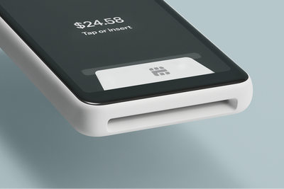 Square Handheld touchscreen