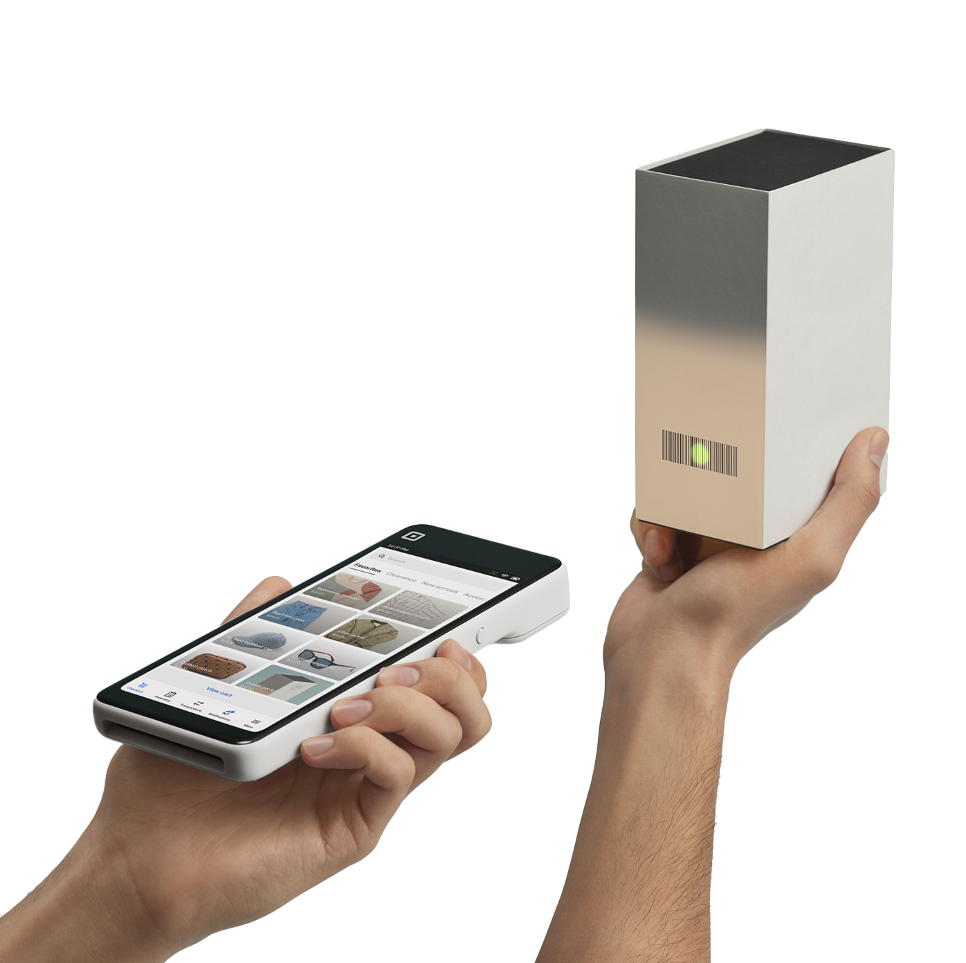 Square Handheld barcode scanner