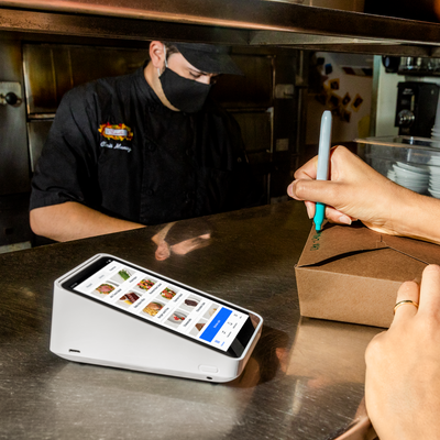 Square Terminal on counter