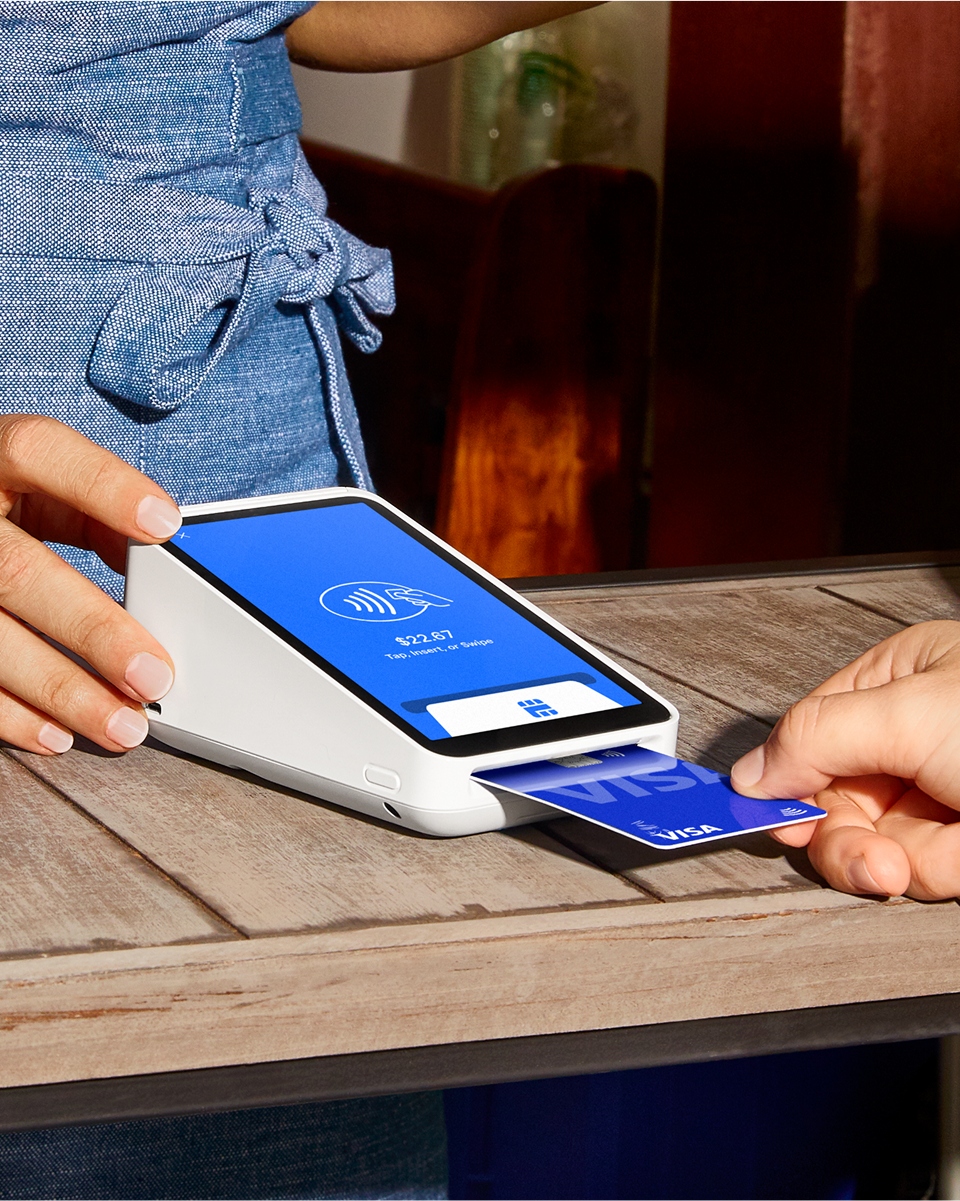 Square Terminal dip chip card
