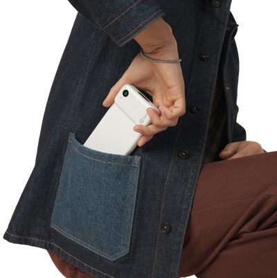 Square Handheld in use